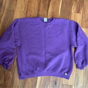 Akimbo purple crewneck